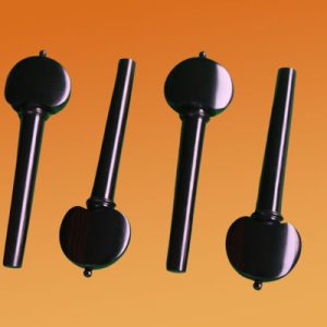 Hill Peg With Pin & Collar Ebony